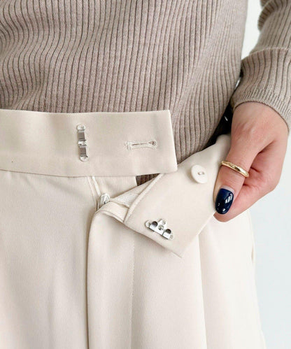 【人氣商品新款】保暖垂感打褶休閒褲