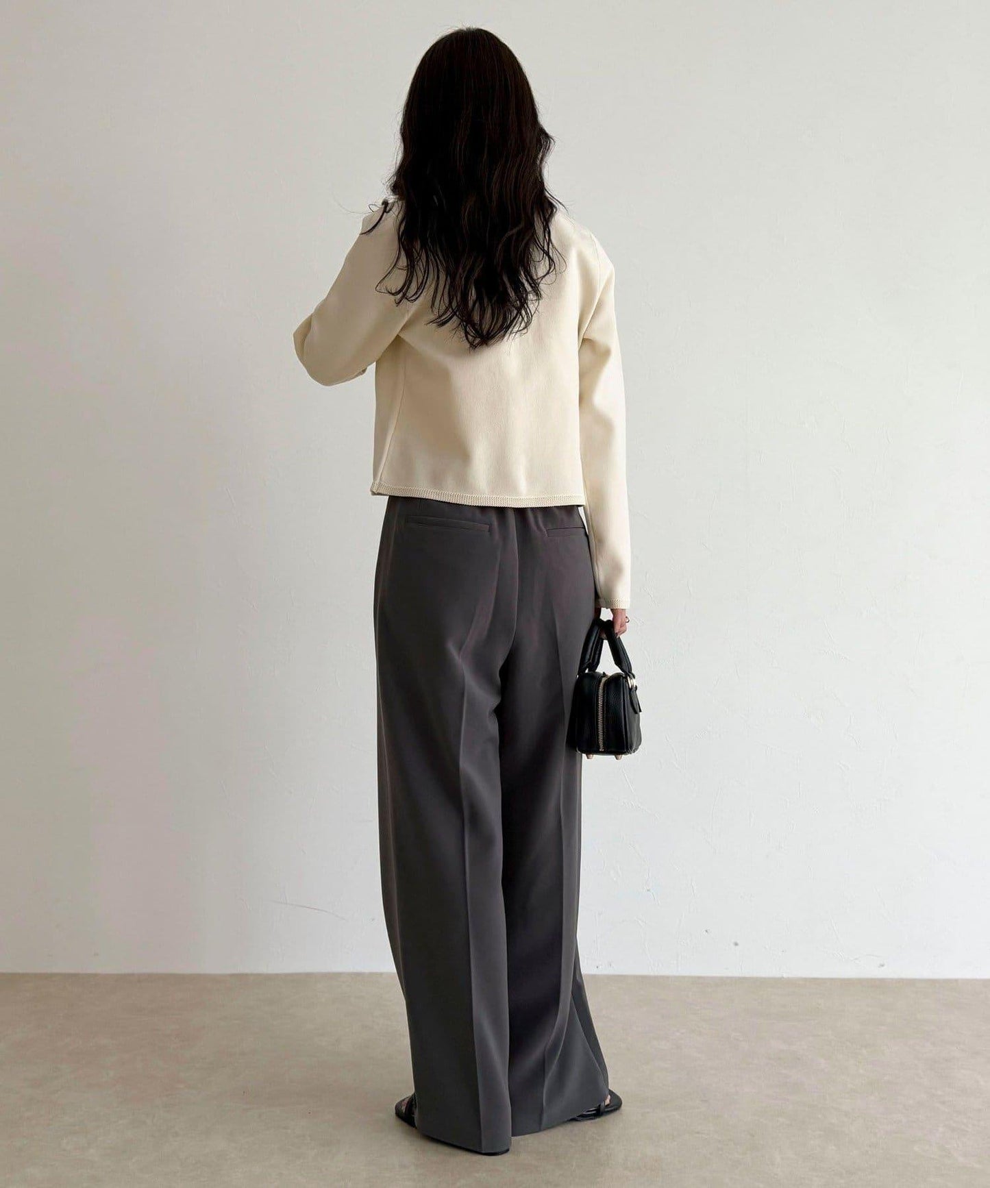 【人氣商品新款】保暖垂感打褶休閒褲