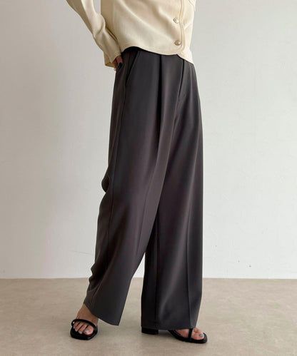 【人氣商品新款】保暖垂感打褶休閒褲