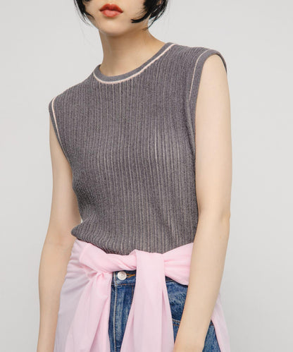 無袖針織衫