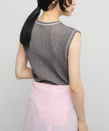 無袖針織衫