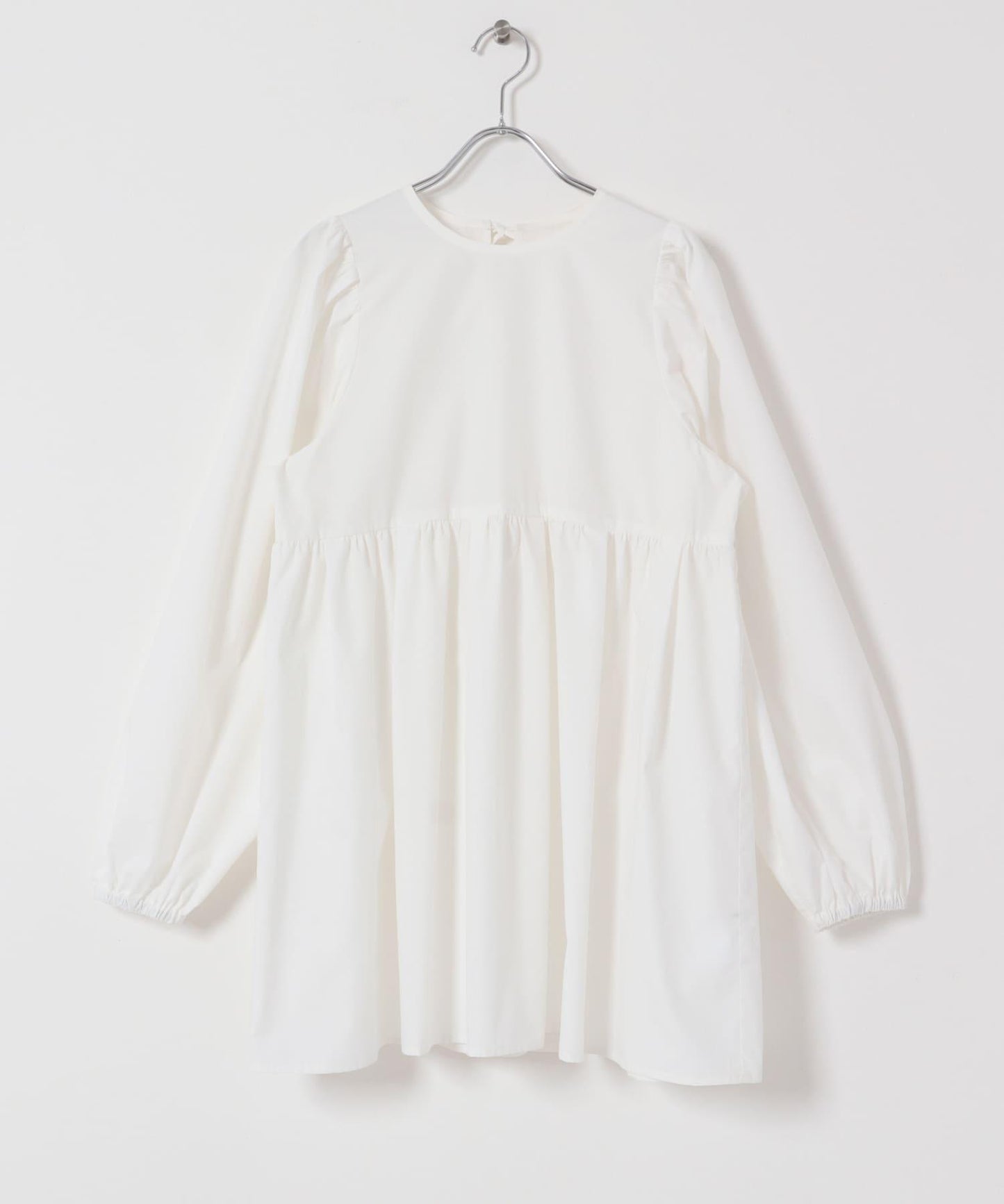 後背蝴蝶結長款上衣