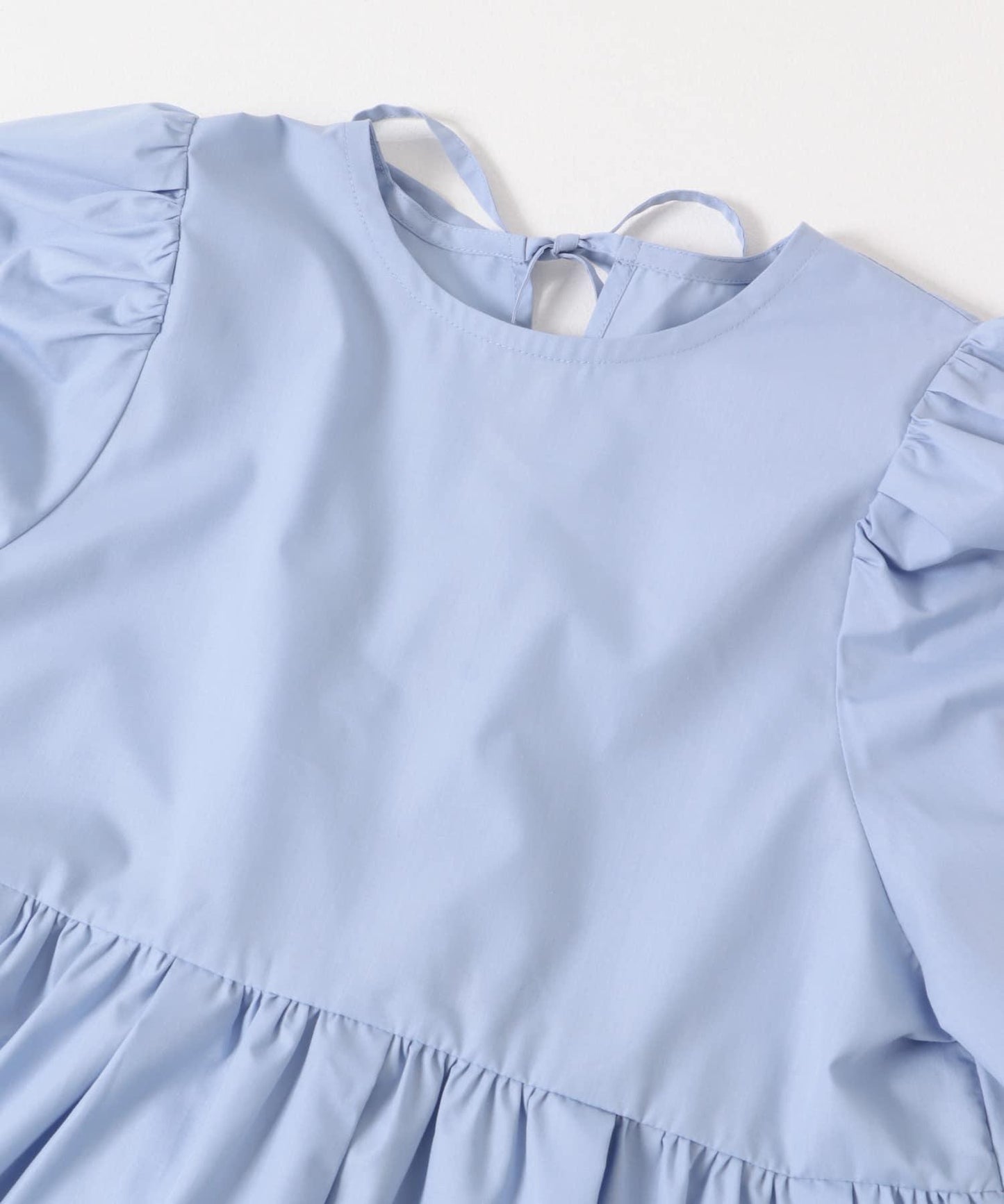 後背蝴蝶結長款上衣