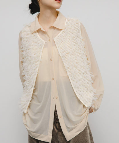 輕薄寬鬆襯衫