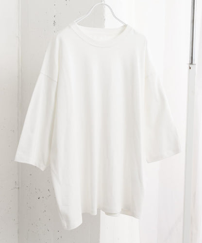 中性款超寬鬆拼色T恤