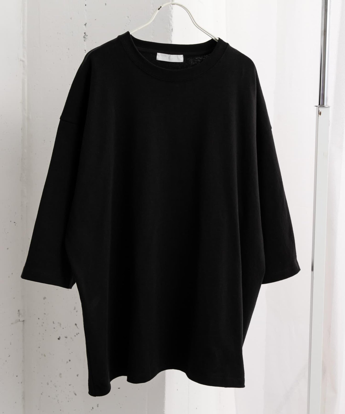 中性款超寬鬆拼色T恤