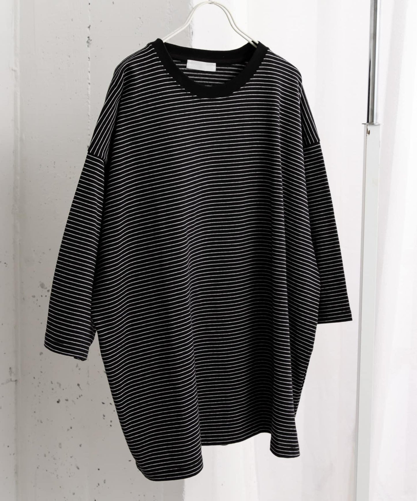 中性款超寬鬆拼色T恤