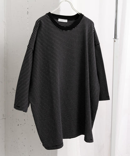 中性款超寬鬆拼色T恤