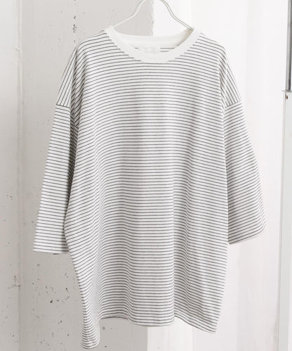 中性款超寬鬆拼色T恤