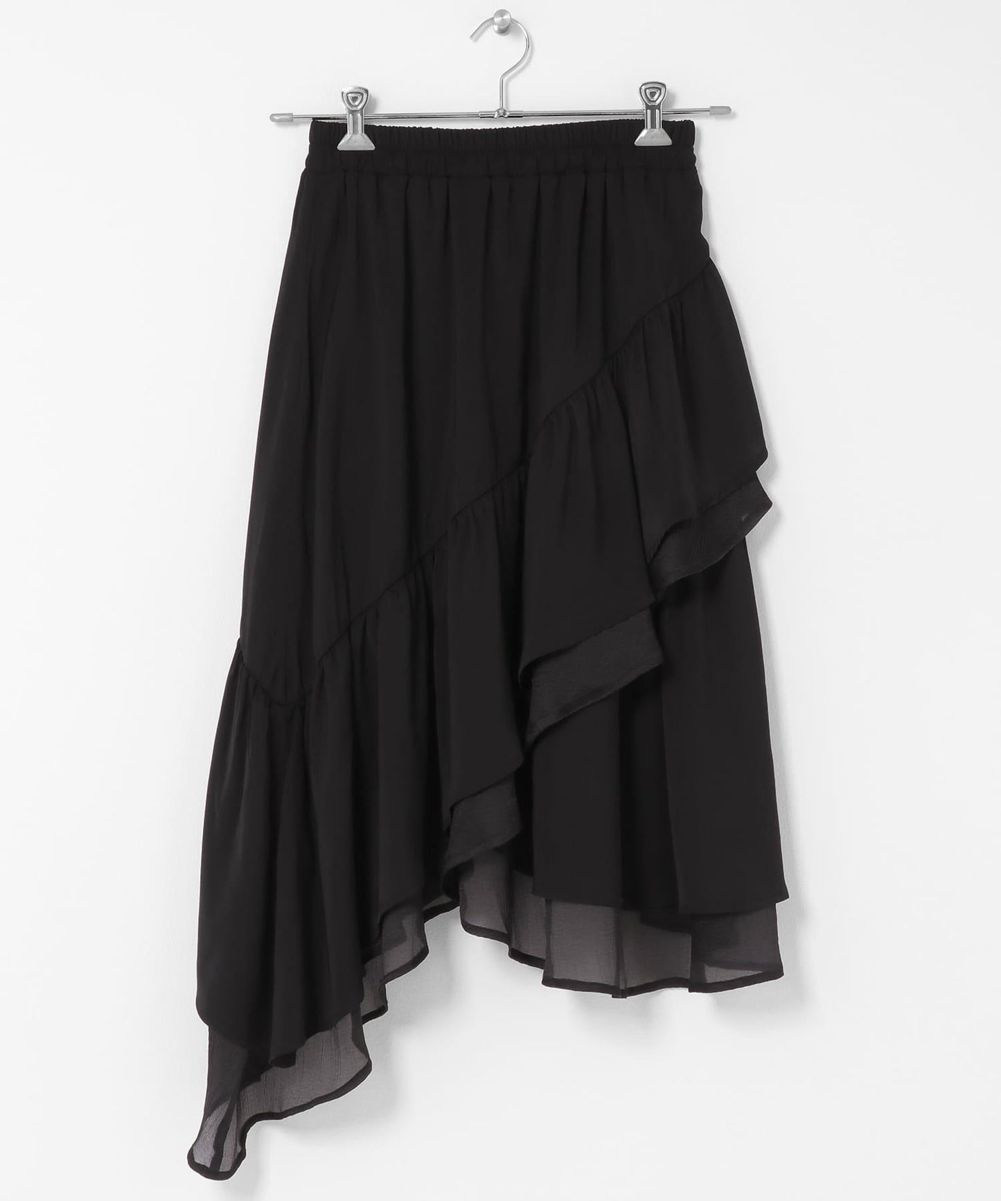 荷葉邊中長半身裙