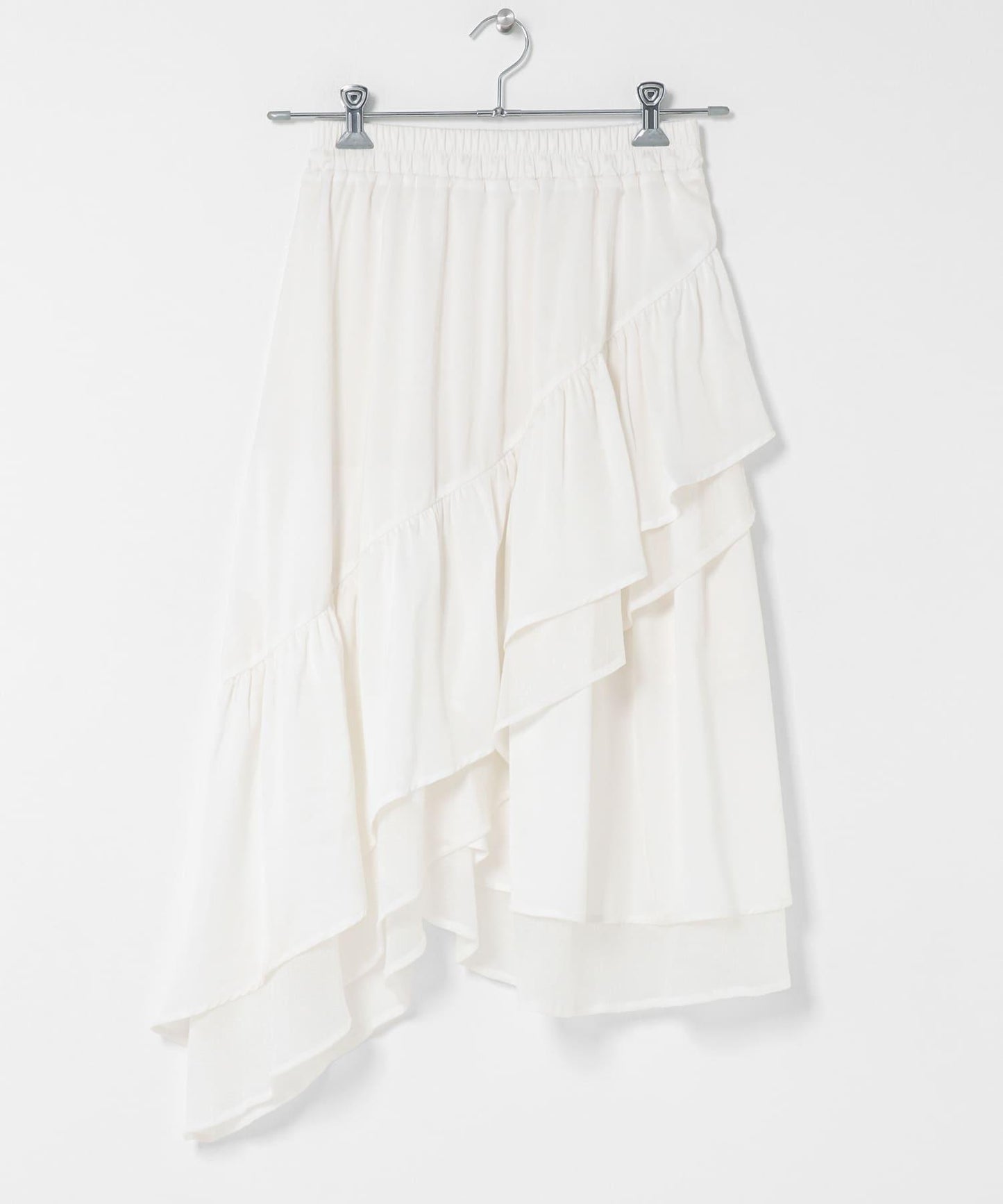 荷葉邊中長半身裙