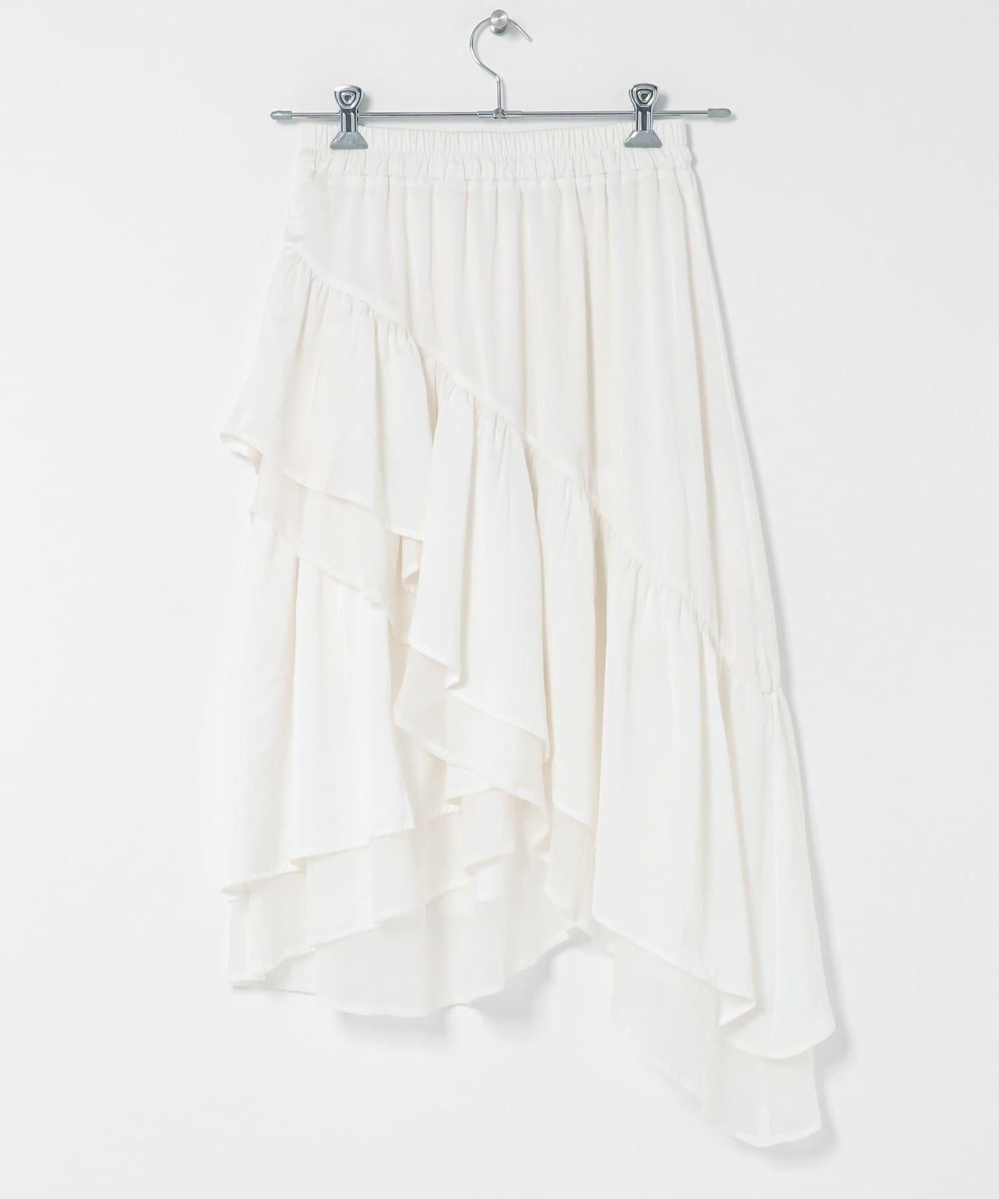 荷葉邊中長半身裙