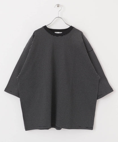 中性款超寬鬆拼色T恤