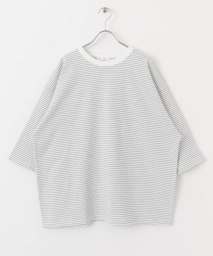 中性款超寬鬆拼色T恤