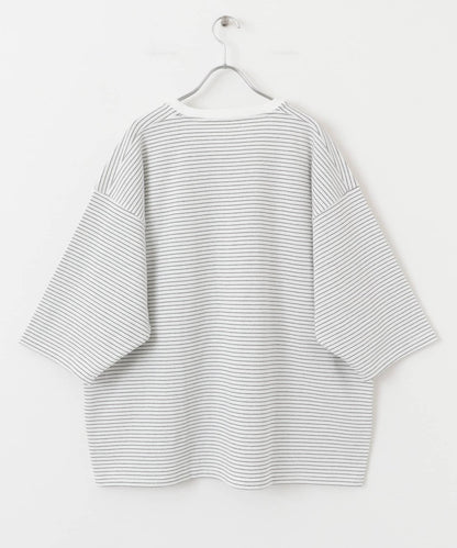 中性款超寬鬆拼色T恤