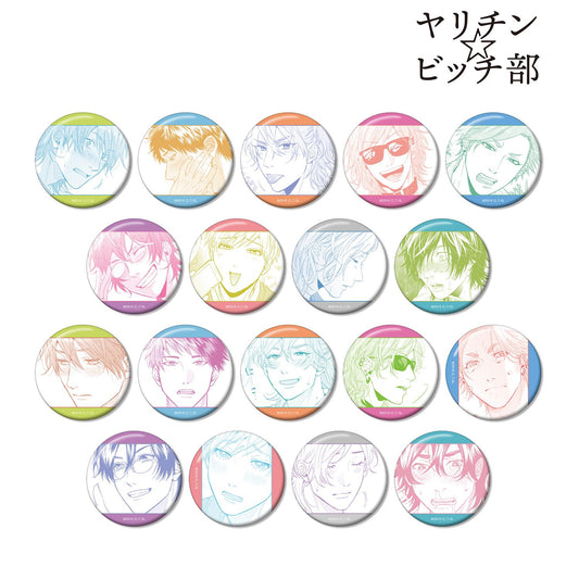 ヤリチン☆ビッチ部_原作漫畫場景款式隨機徽章（單品/全套BOX）【BOX/18包入】