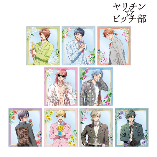 ヤリチン☆ビッチ部 おげれつたなか老師全新繪製西裝ver. 隨機亞克力卡片（單品/全套BOX）【BOX/9包入】