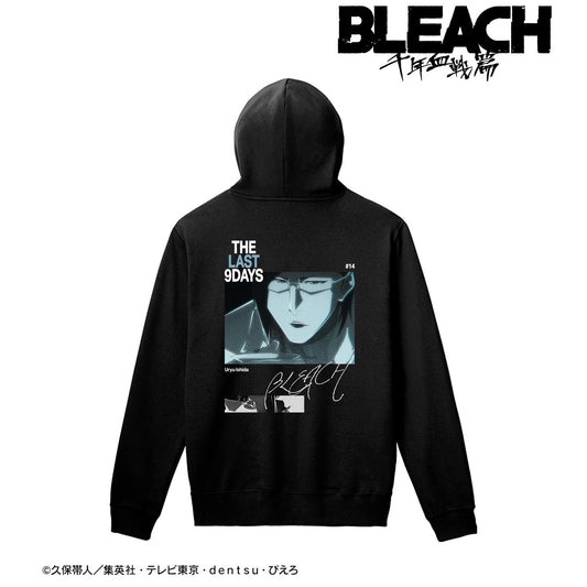 《死神》千年血戰篇 (尺碼/XXL) "THE LAST 9DAYS" 場景插畫背面印花連帽衛衣男士