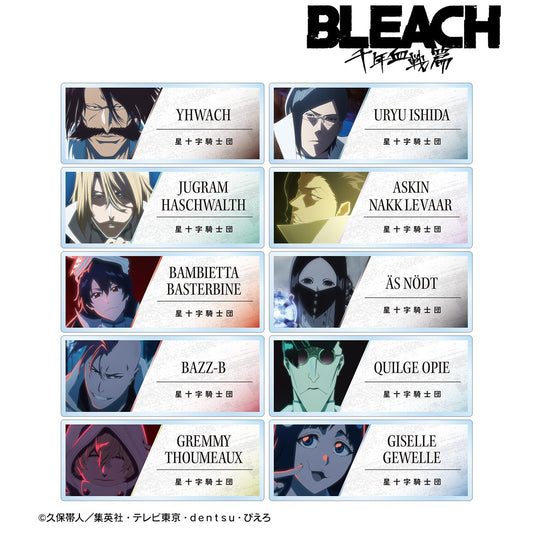 《死神》千年血戰篇 場景寫實亞克力姓名牌 ver.B（單位/全套BOX）【BOX/10包入】