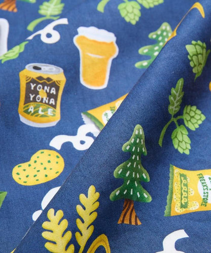 YONAYONA ALE×FREAK'S STORE 全印花頭巾