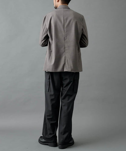 【AW/可搭配套裝】羊毛混紡工裝休閒褲