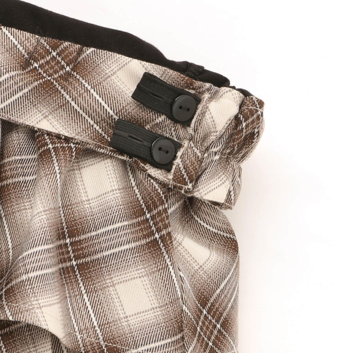 帶心形扣帶分層裙褲