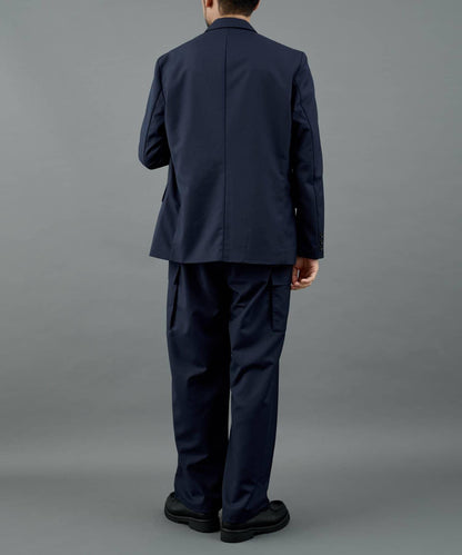 【AW/可搭配套裝】羊毛混紡工裝休閒褲