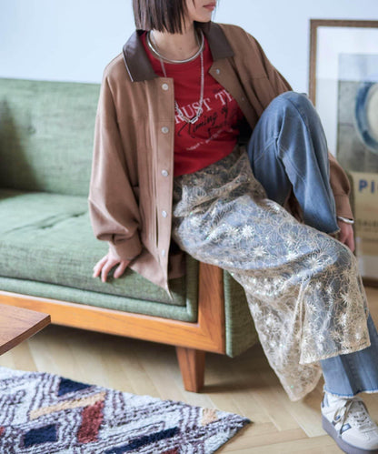 【nane】水洗工藝字母印花T恤