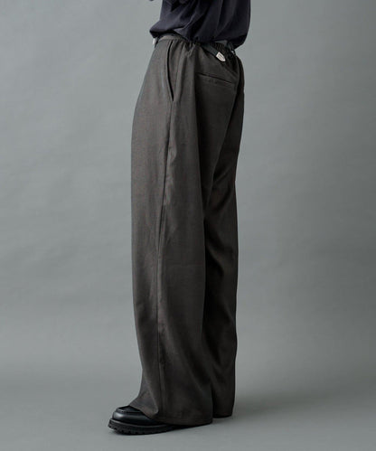 【AW】交叉褶皺寬鬆西裝褲