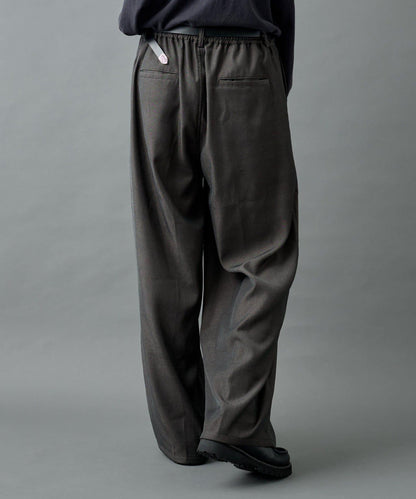 【AW】交叉褶皺寬鬆西裝褲