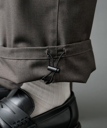 【AW/可搭配套裝】羊毛混紡工裝休閒褲