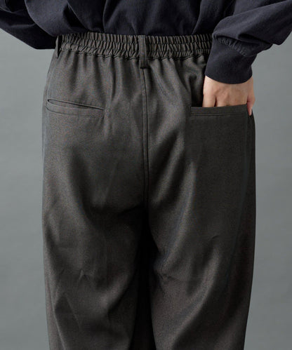 【AW】交叉褶皺寬鬆西裝褲