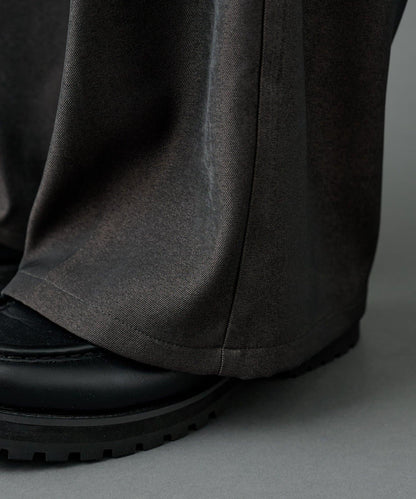 【AW】交叉褶皺寬鬆西裝褲