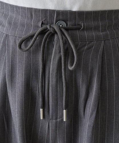 【AW】細條紋休閒褲
