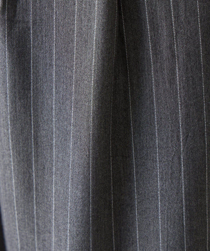 【AW】細條紋休閒褲