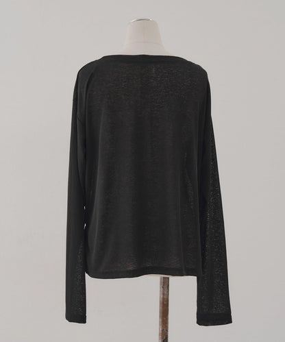 也適合疊穿！透視長袖T恤