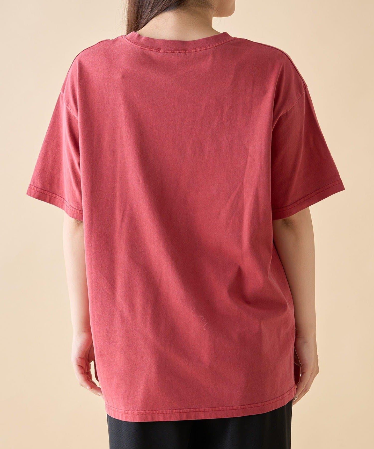 【nane】水洗工藝字母印花T恤