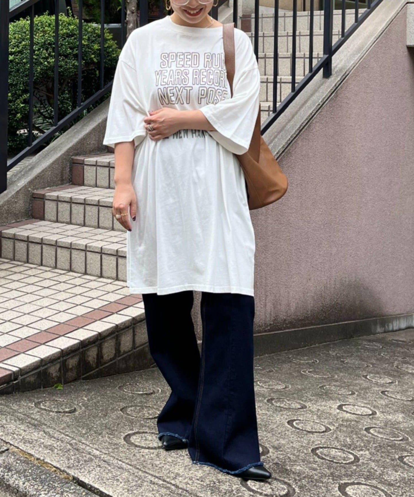 【NAO】復古工藝長款T恤