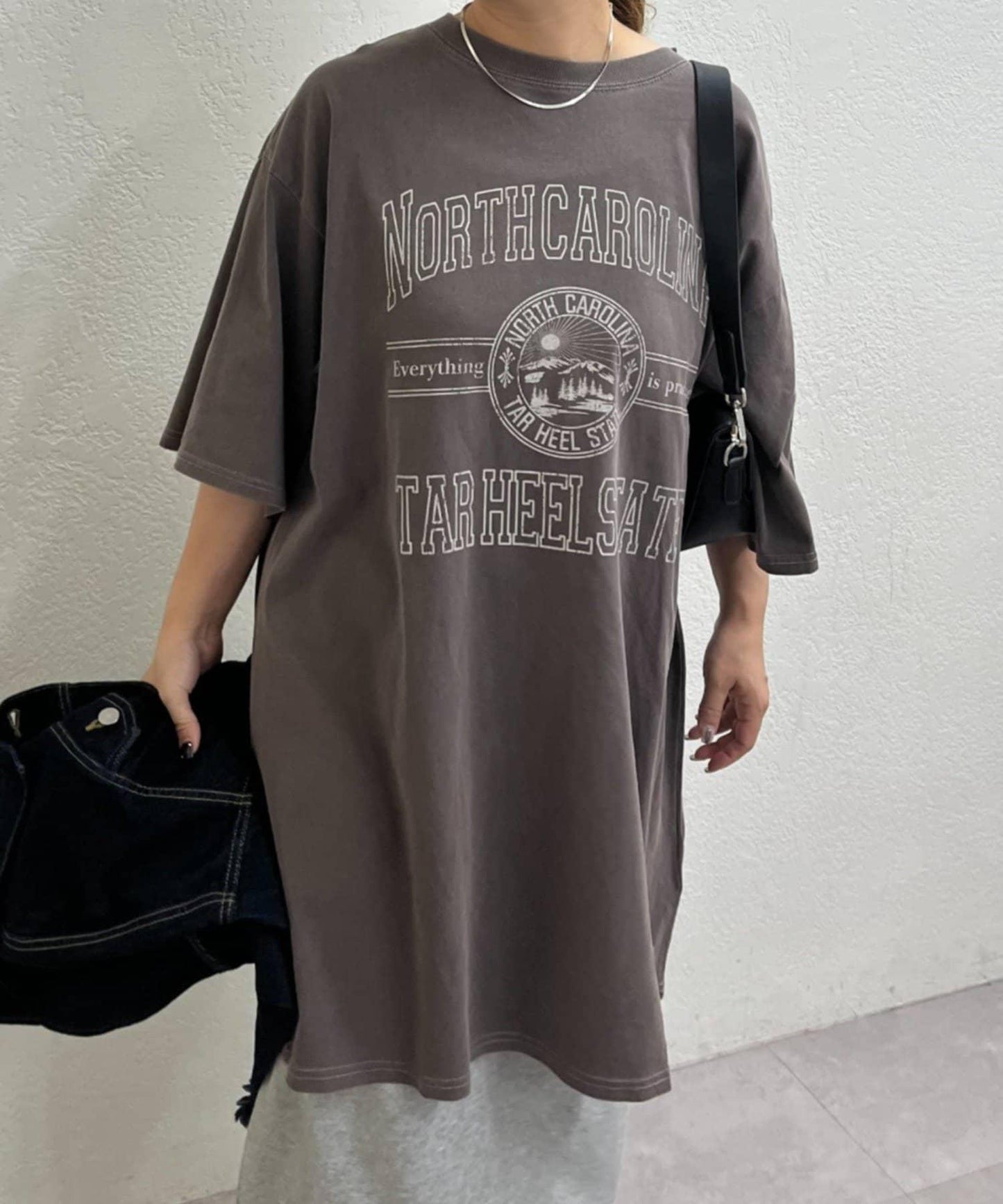 【NAO】復古工藝長款T恤