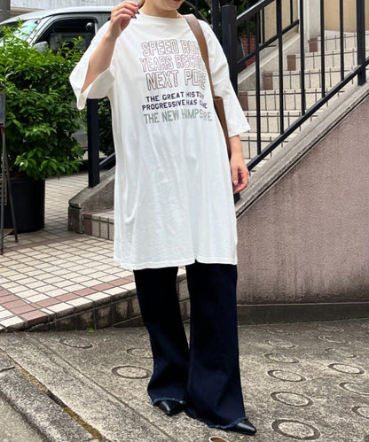 【NAO】復古工藝長款T恤