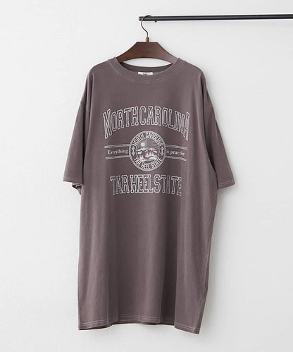 【NAO】復古工藝長款T恤