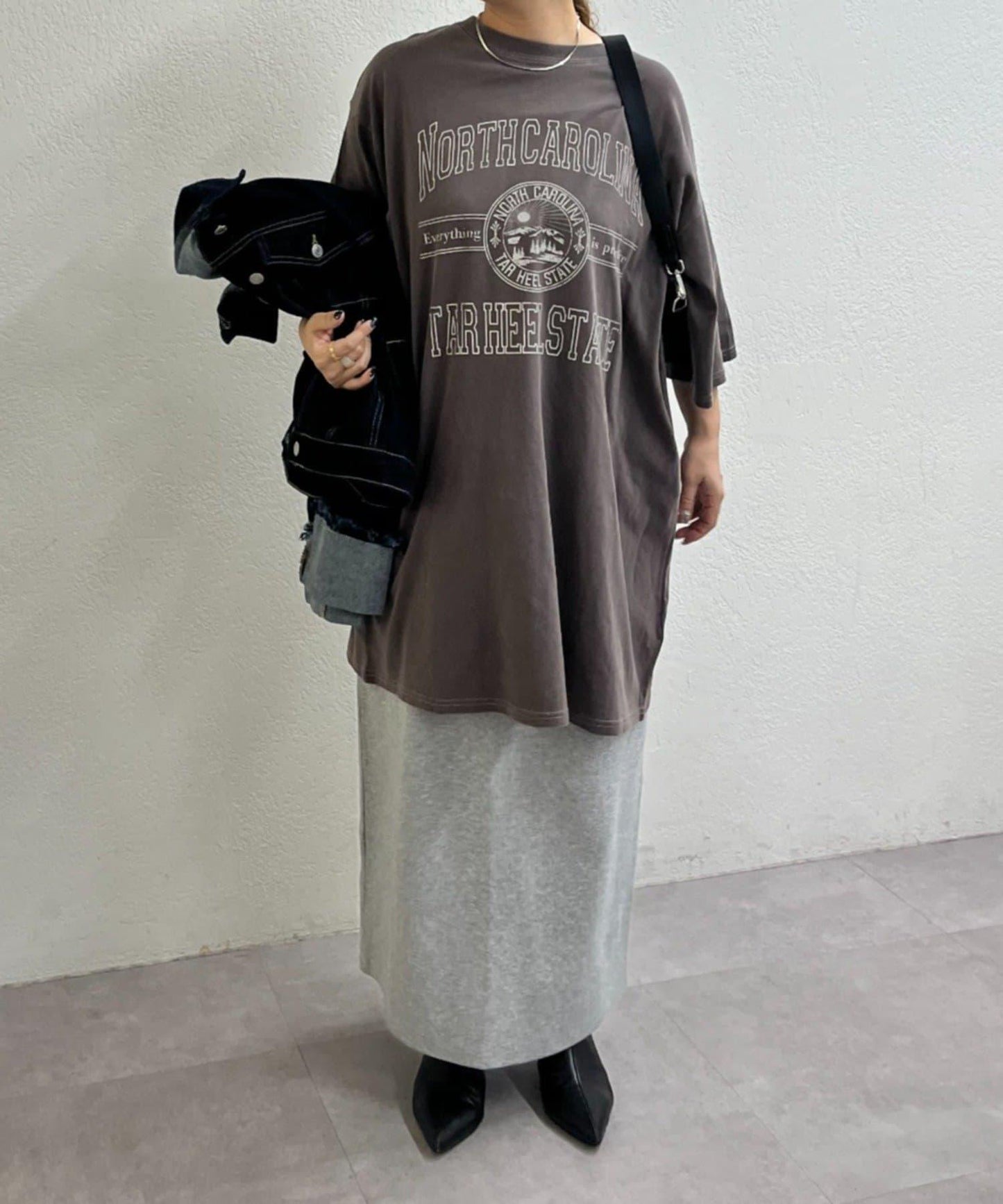 【NAO】復古工藝長款T恤