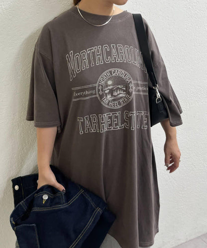 【NAO】復古工藝長款T恤