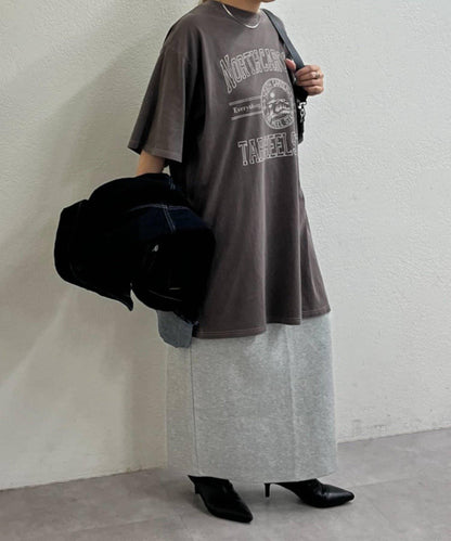 【NAO】復古工藝長款T恤