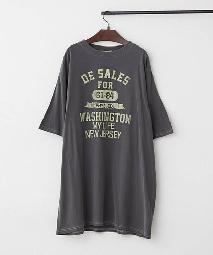 【NAO】復古工藝長款T恤