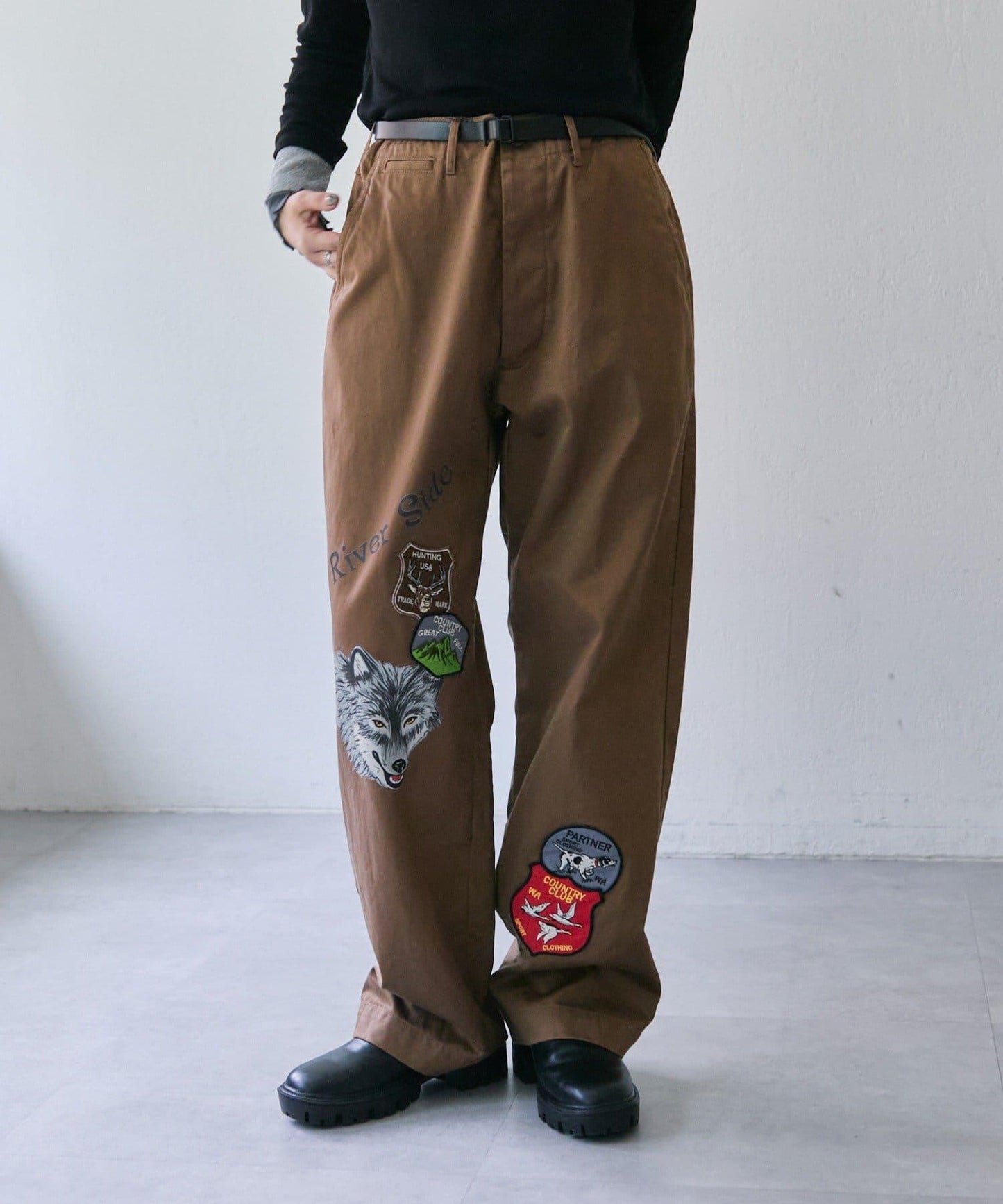 【Work of art Kendai×SUM1 STYLE】特別徽章裝飾褲