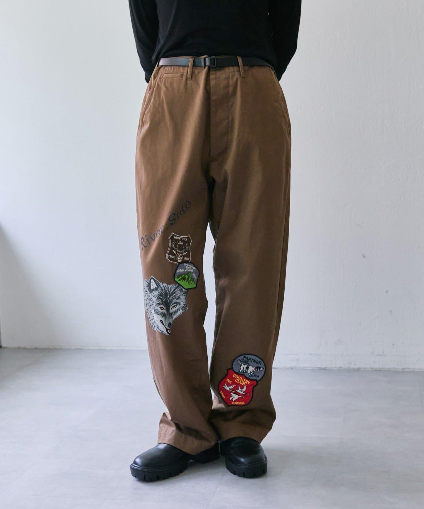 【Work of art Kendai×SUM1 STYLE】特別徽章裝飾褲