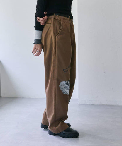 【Work of art Kendai×SUM1 STYLE】特別徽章裝飾褲