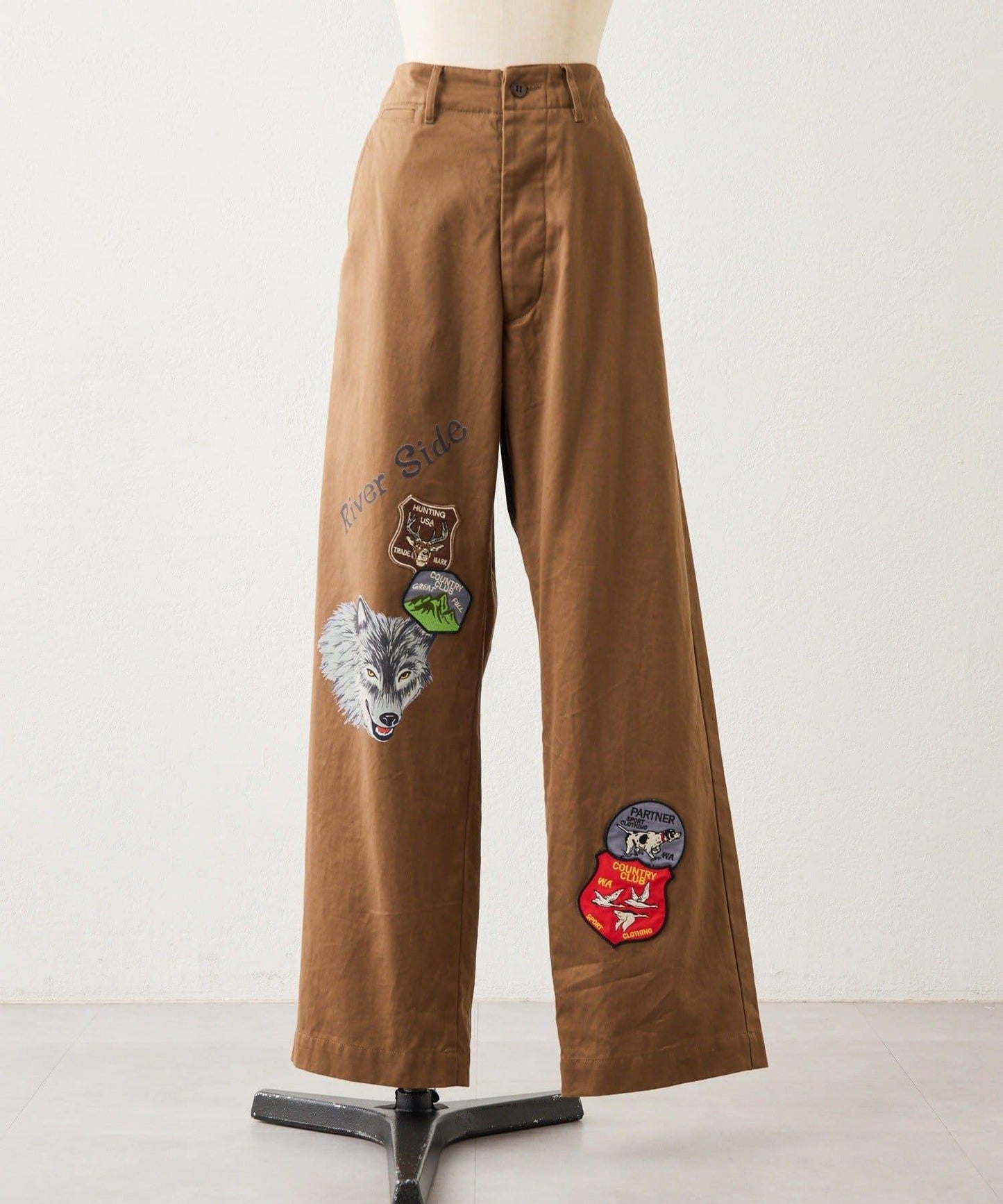 【Work of art Kendai×SUM1 STYLE】特別徽章裝飾褲