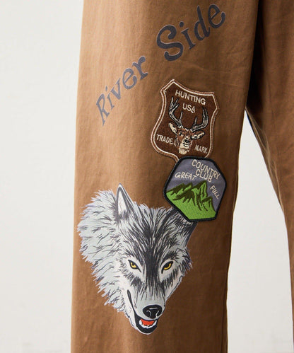 【Work of art Kendai×SUM1 STYLE】特別徽章裝飾褲